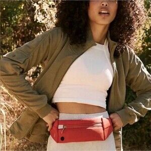 Free People Movement Foundation Jacket WOMEN'S SIZE MED Ruched Seam Desert Taupe